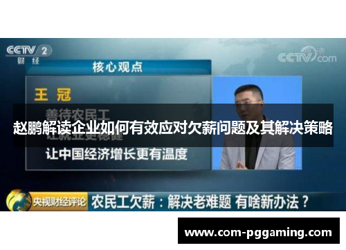 赵鹏解读企业如何有效应对欠薪问题及其解决策略 赵鹏解读企业如何有效应对欠薪问题及其解决策略