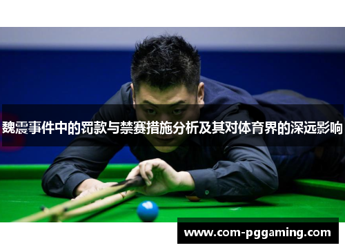 魏震事件中的罚款与禁赛措施分析及其对体育界的深远影响